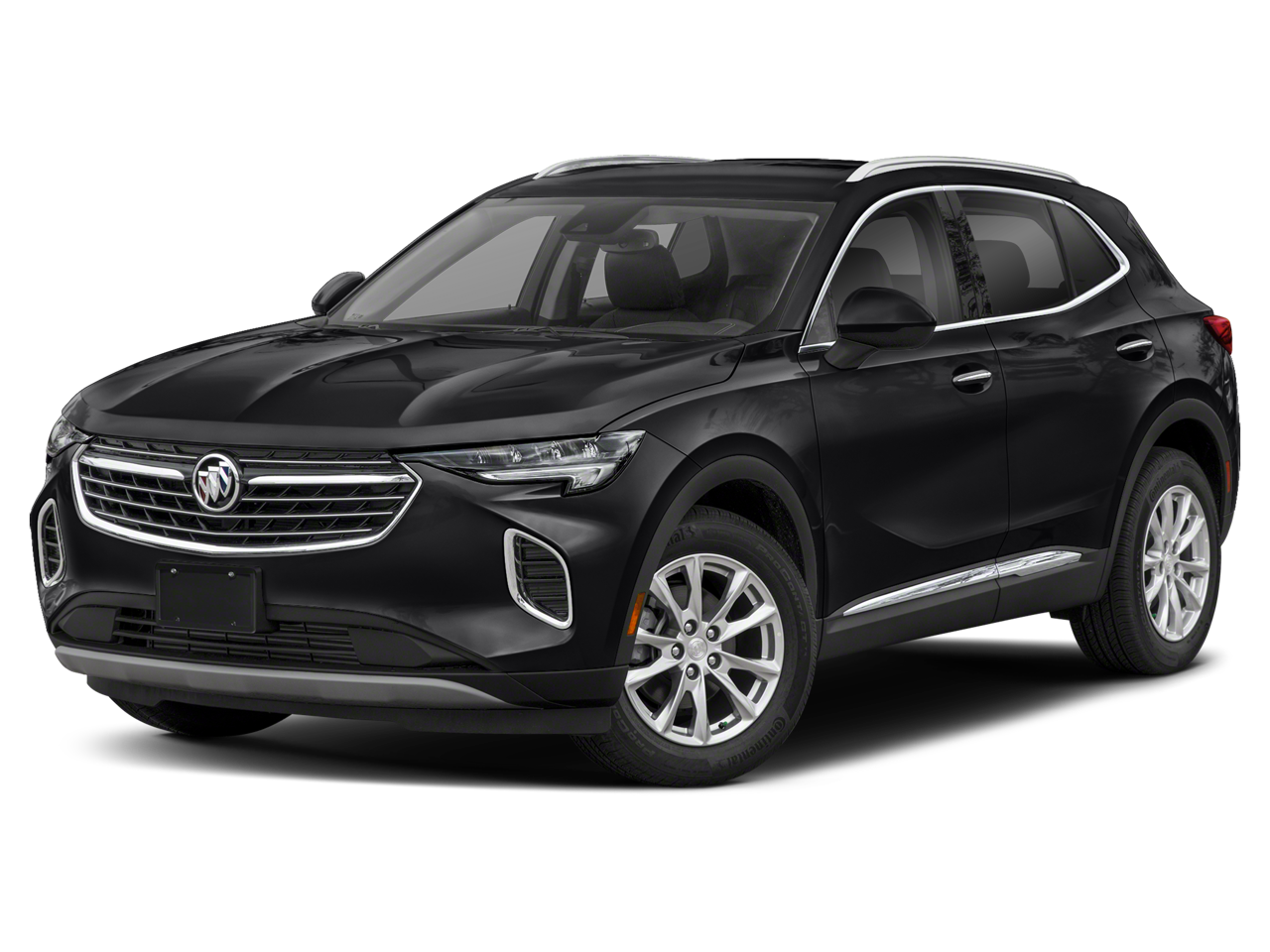 2023 Buick Envision Essence in Ebony Twilight Metallic — front three-quarter view