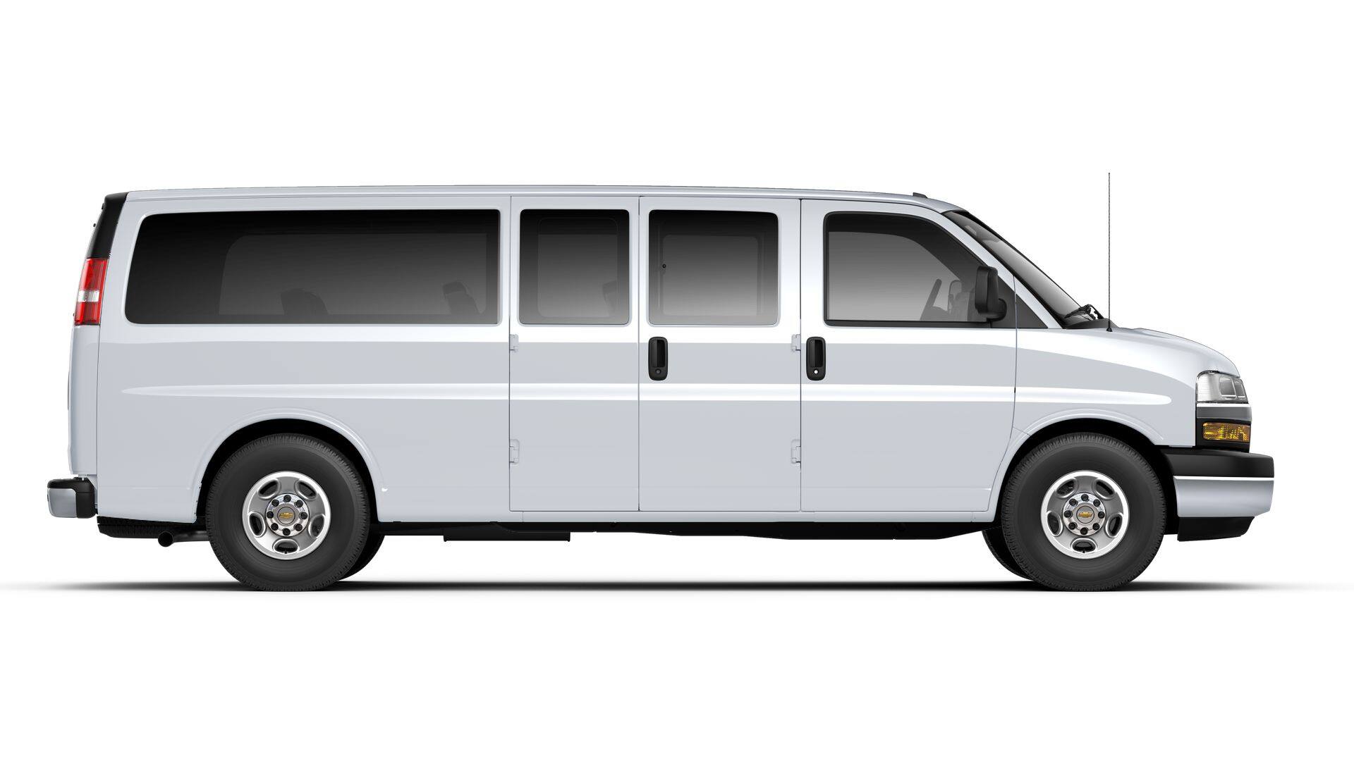 2026 Chevrolet Express Passenger — rear three-quarter view