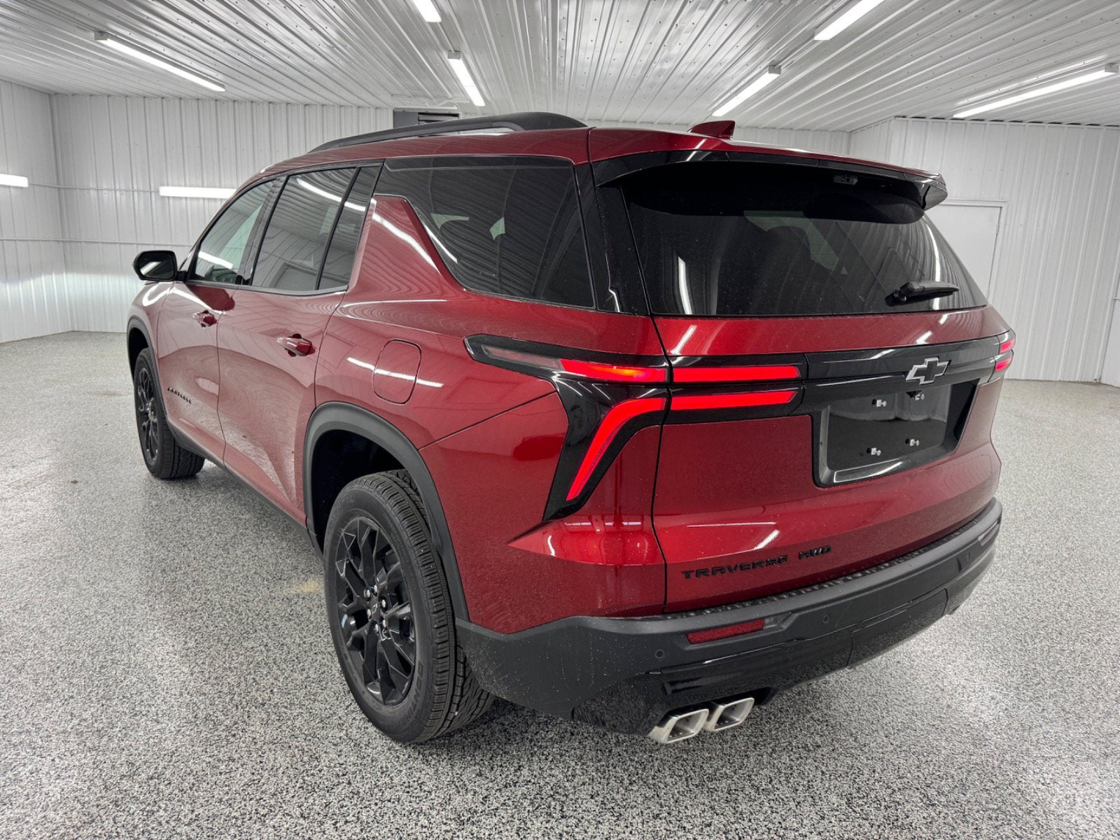 2026 Chevrolet Traverse — rear three-quarter view