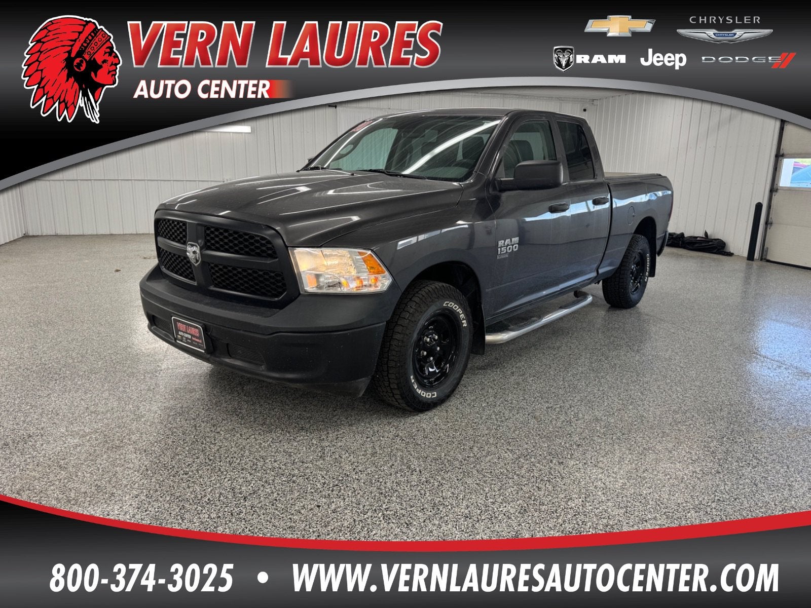 2020 RAM 1500 Classic Tradesman in Granite Crystal Metallic Clearcoat — front three-quarter view